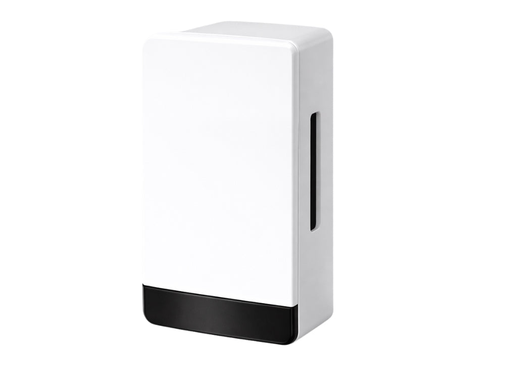 Trådbunden dörrklocka 230 V 80 dB ding-dong vit 12x7x4 cm