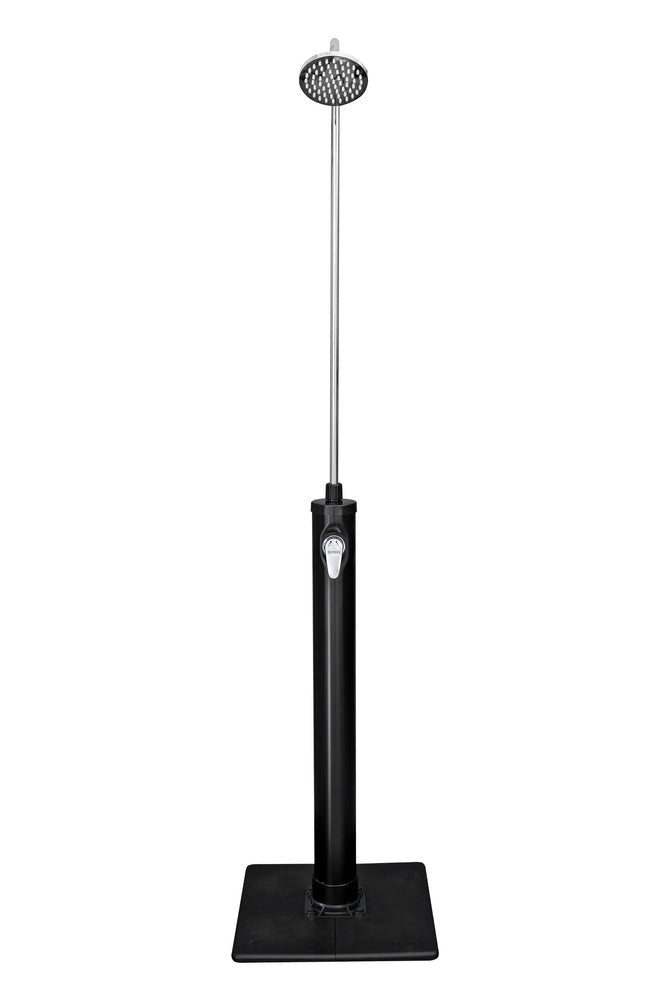 Trädgårdsdusch 218 cm med 8 L tank och temperaturkontroll, slanganslutning