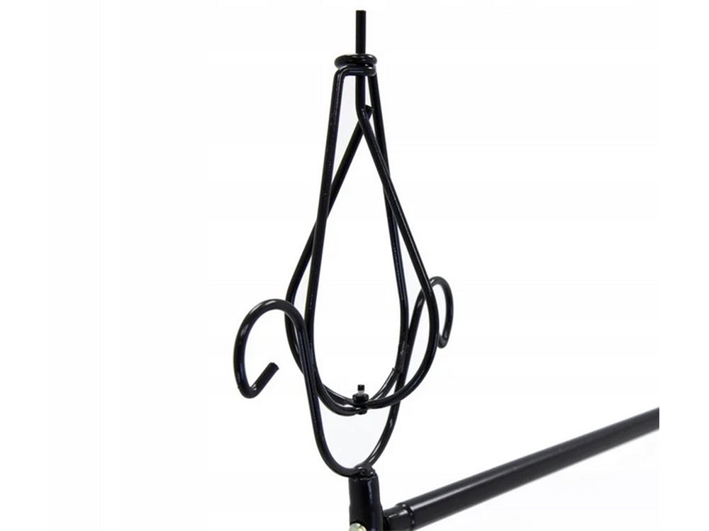 Trädgårdspergola båge växtstöd pulverlackerat stål mörkgrön 265 cm