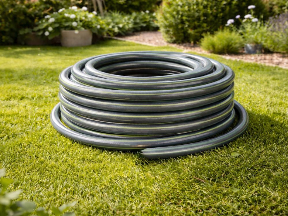 Trädgårdsslang 1/2 tum 30 m 3-lagers PVC/gummi UV-resistent