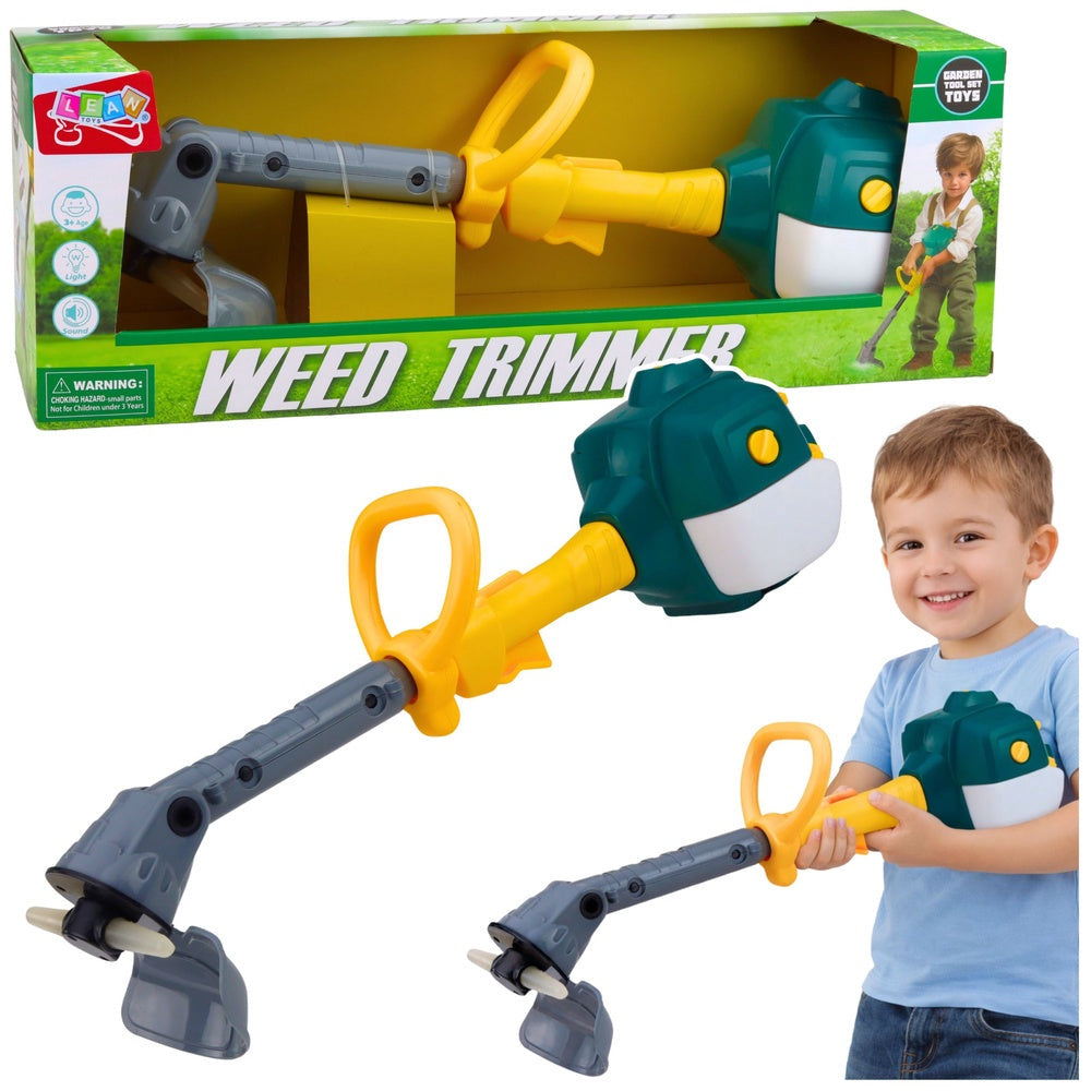 Trädgårdstrimmer leksak för barn 48 cm med ljud och ljus, AA-batteri