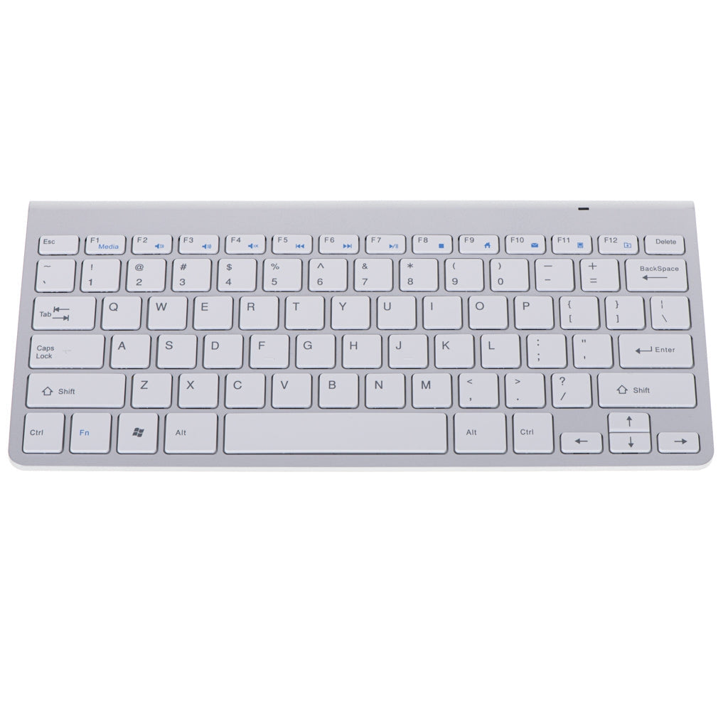 Trådlöst tangentbord 2.4GHz USB silver för Smart TV/PC/Mac/Android