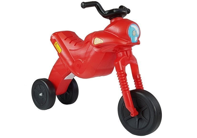Trehjuling motorcykel för barn röd 2+ år 62x45x29 cm
