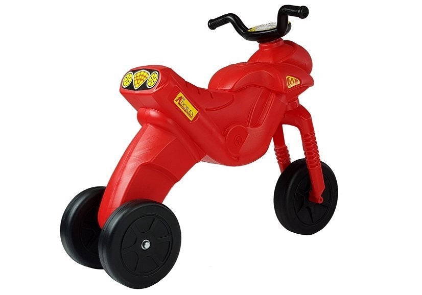 Trehjuling motorcykel för barn röd 2+ år 62x45x29 cm