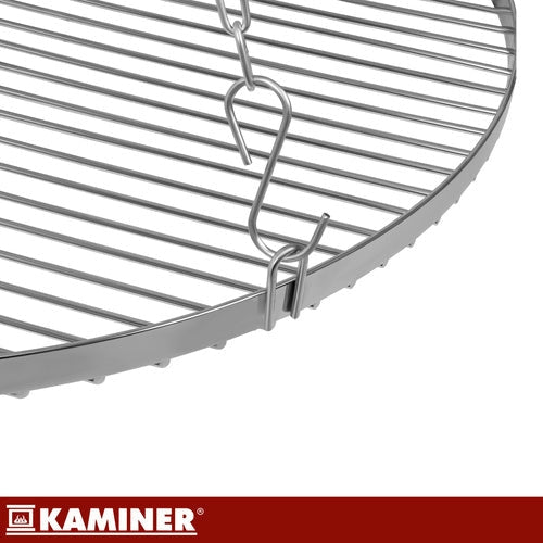 Tripod grill över öppen eld 70 cm galler, höjdjusterbar, rostfri