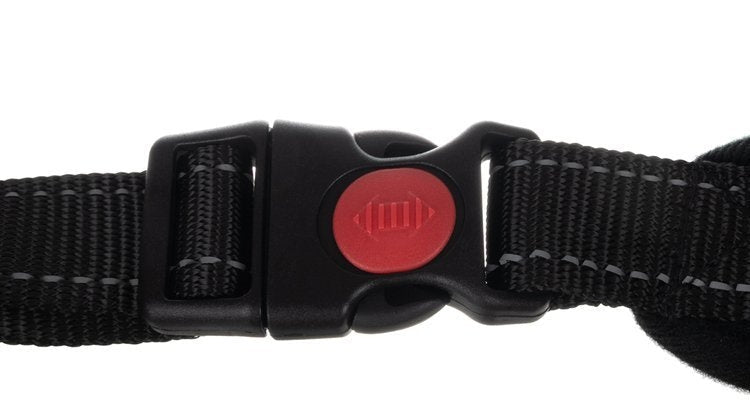 Tryckfri hundsele L med handtag, reflex, justerbar upp till 40 kg