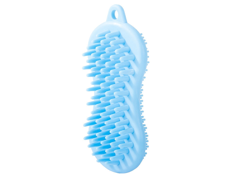 Tvättsvamp silikon med massagefunktion 13,5x6,5 cm blandade färger