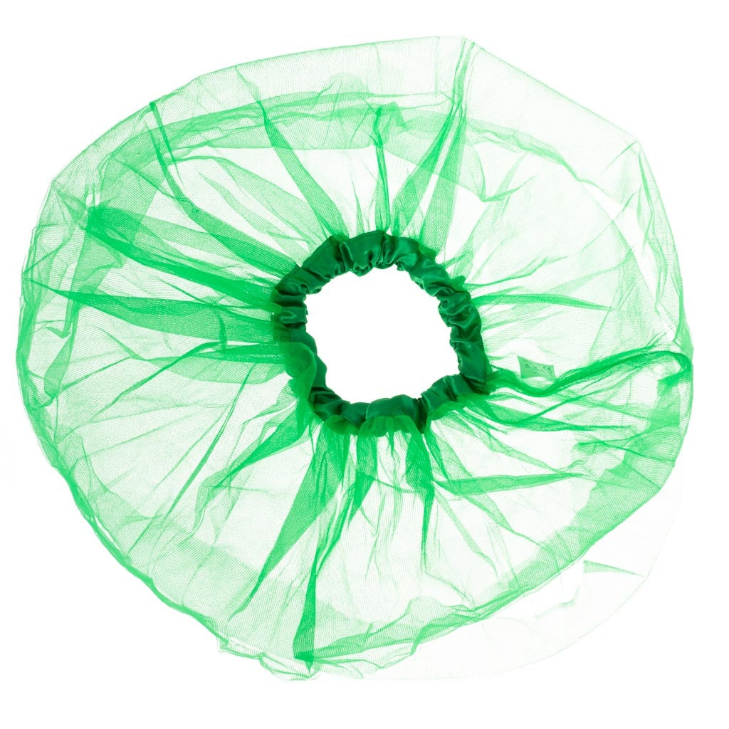 Tyllkjol tutu barn grön 3-lager med elastisk midja 29 cm