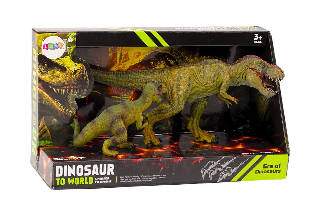 Tyrannosaurus rex dinosauriefigurer 2-pack PVC vuxen 30,5 cm + baby