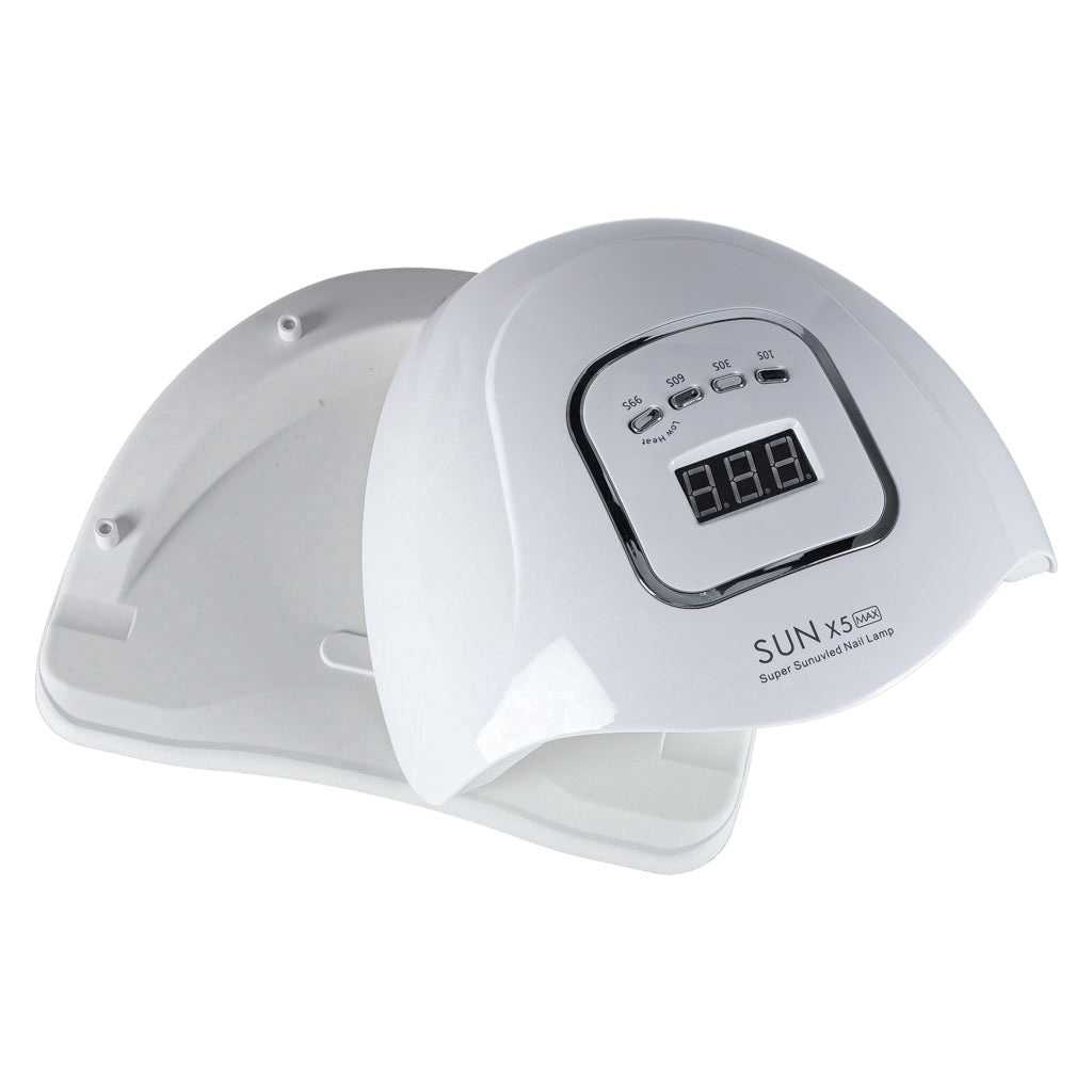 UV LED nagellampa 150W 45 LED med timer & rörelsesensor vit