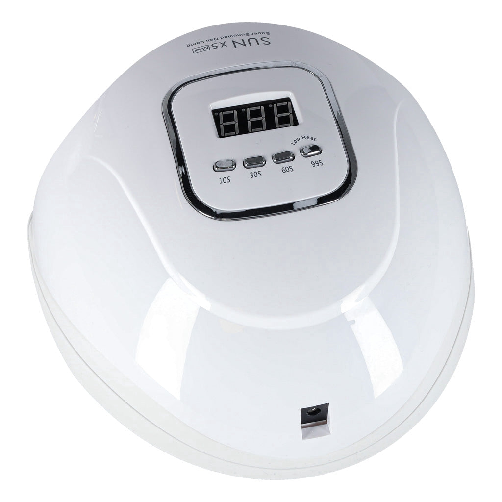 UV LED nagellampa 150W 45 LED med timer & rörelsesensor vit