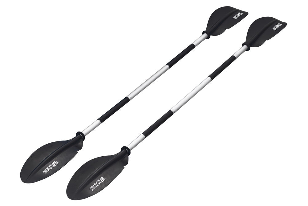 Uppblåsbar dubbelkajak 321x88 cm max 160 kg med säten och mittfena
