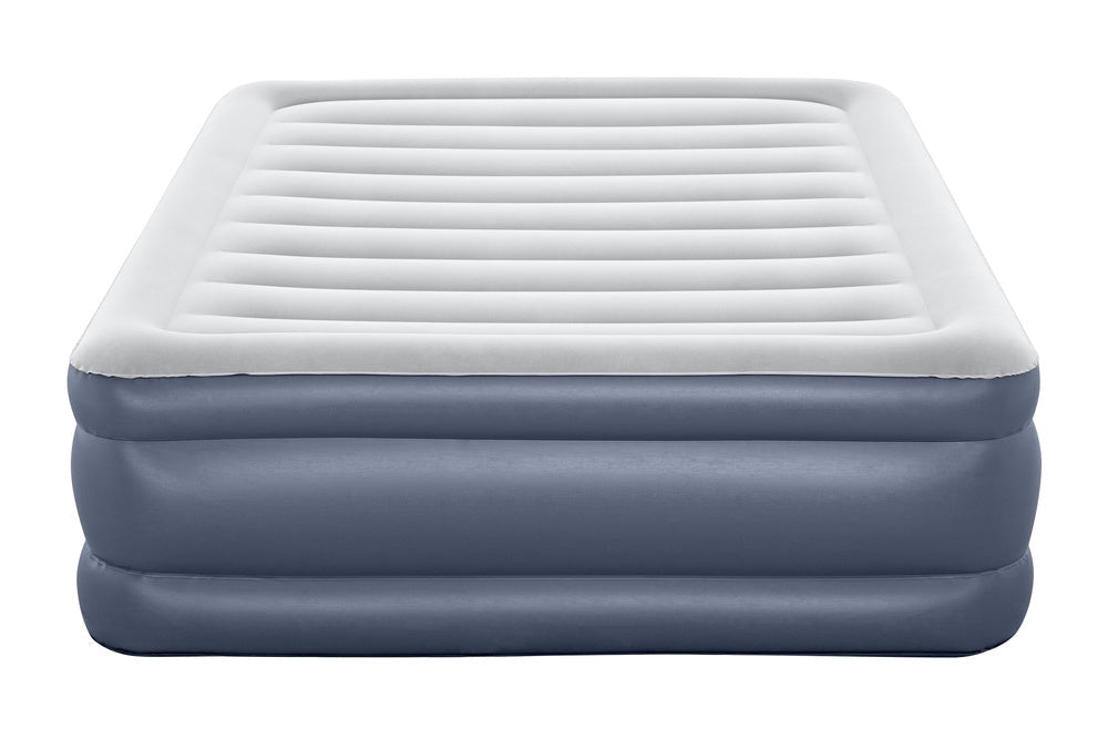 Uppblåsbar luftmadrass 203x152x51 cm med inbyggd elpump 220-240 V