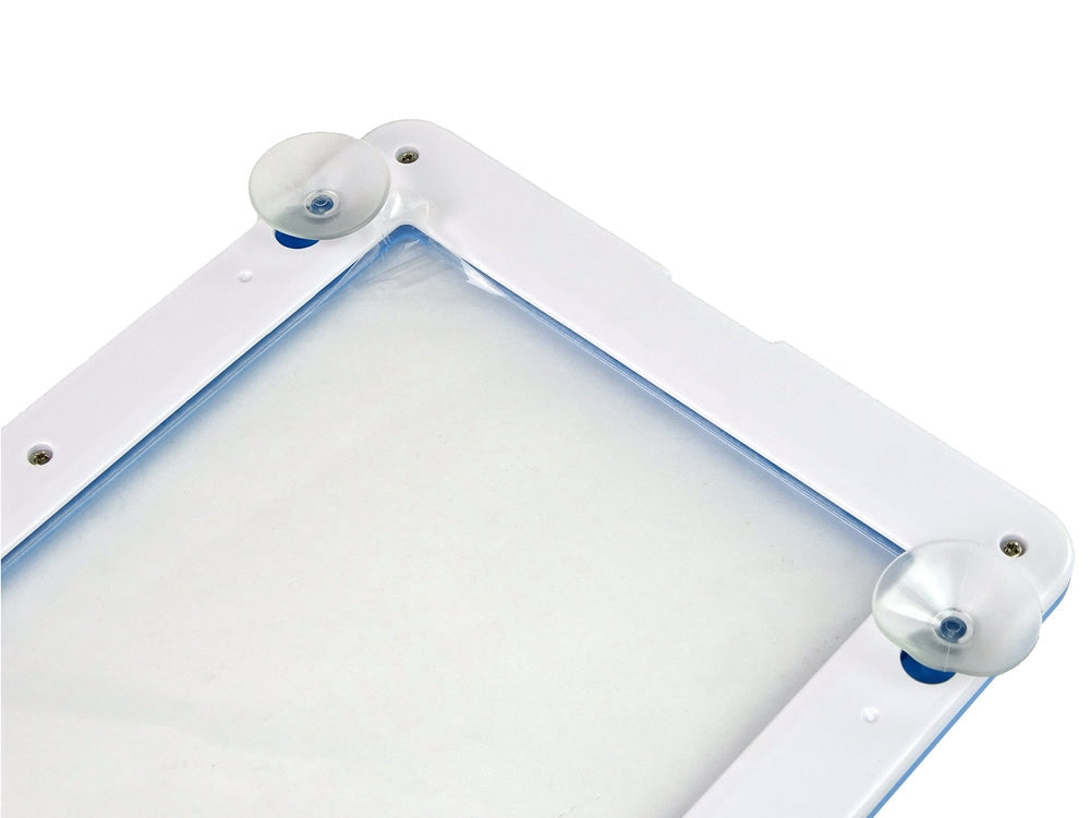 Upplyst 3D-whiteboard set med neonmarkörer, mallar & 3D-glasögon