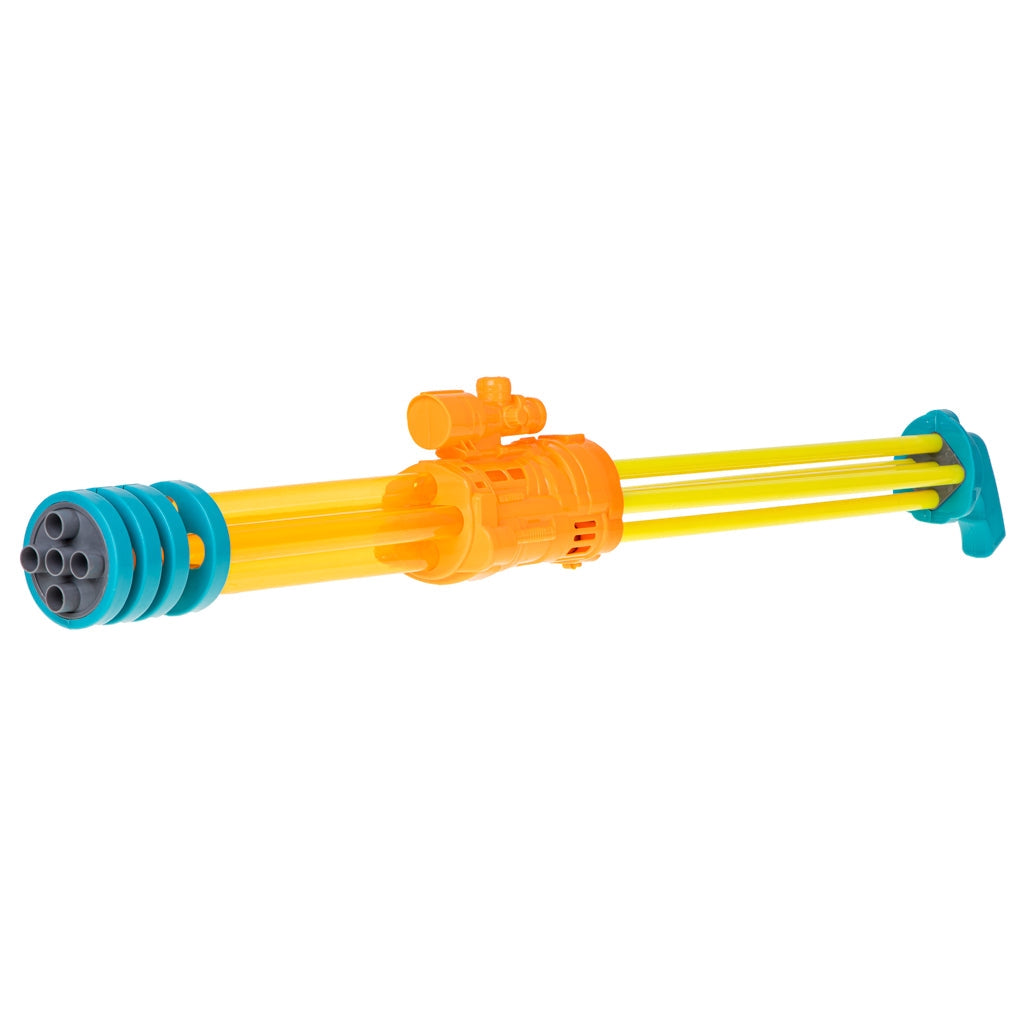 Vattenpistol 56 cm med 4 behållare, plast gul/orange/blå