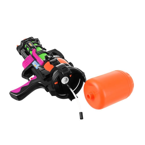 Vattenpistol 60 cm 1,25 l tank 6 m räckvidd med axelband