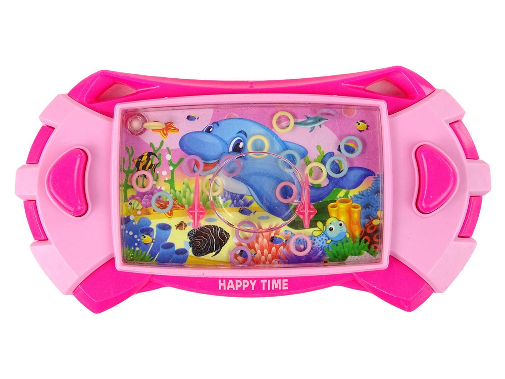 Vattenspel handhållet delfin rosa 15 cm, från 3 år