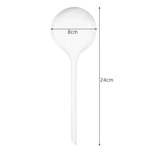 Vattningskulor 8-pack 280 ml transparent PVC för krukväxter