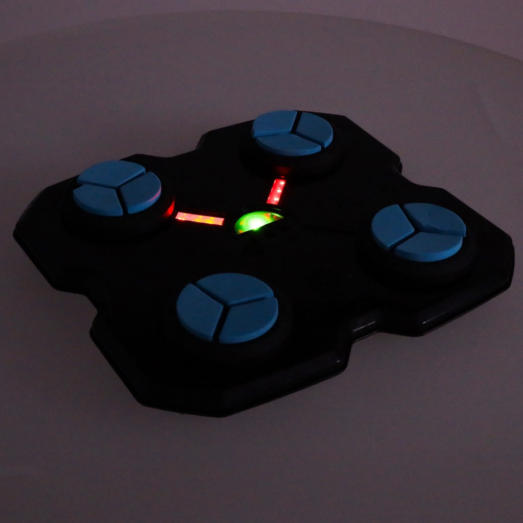 Väggmonterad boxningssköld med LED och Bluetooth, 9 lägen, inkl handskar