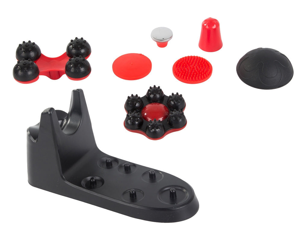 Vibrationsmassager med 7 massagehuvuden uppladdningsbar 41 cm