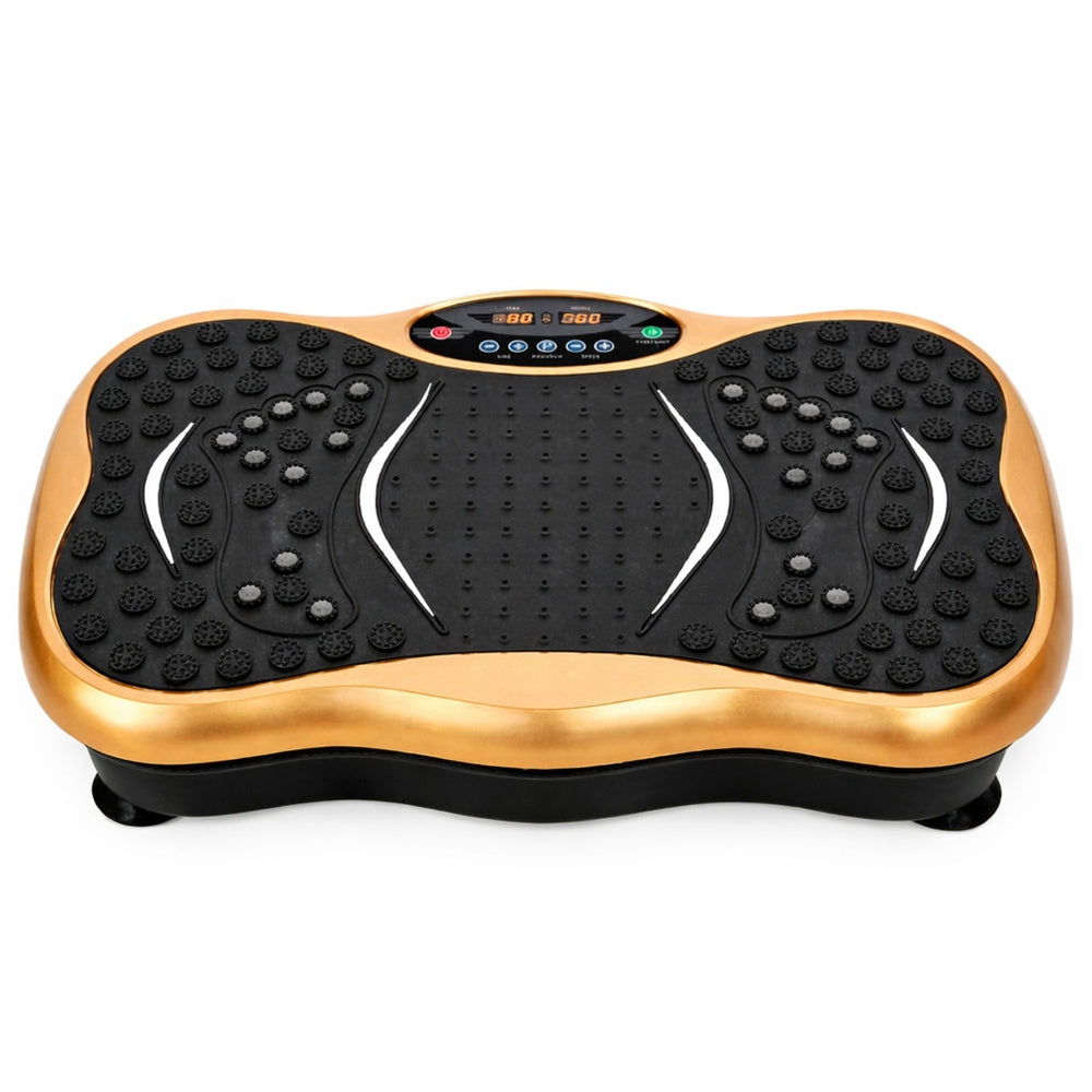 Vibrationsplattform för träning 120 nivåer Bluetooth 150 kg inkl. band