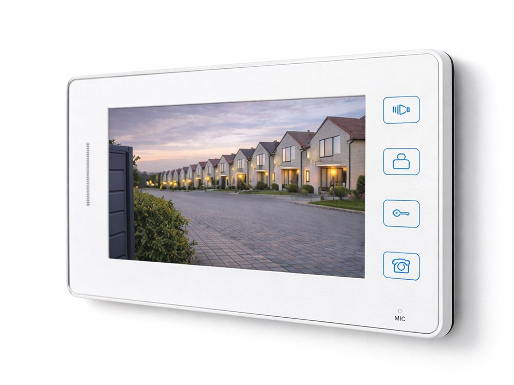 Videoporttelefon med monitor trådbunden 500 TVL 90° 10 m kabel