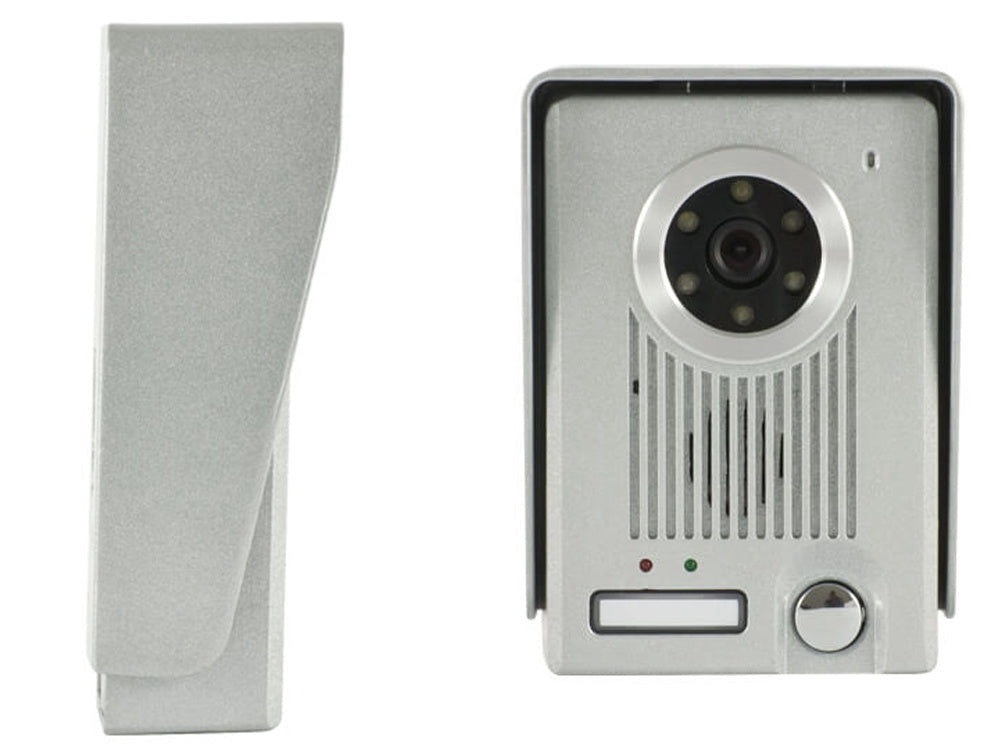 Videoporttelefon med monitor trådbunden 500 TVL 90° 10 m kabel