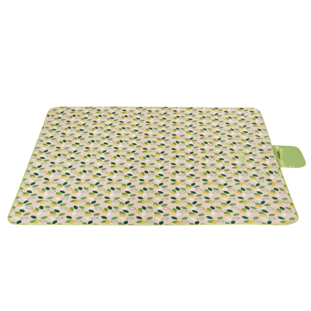 Vikbar picknickfilt 200x200 cm med isolerande lager och bärhandtag