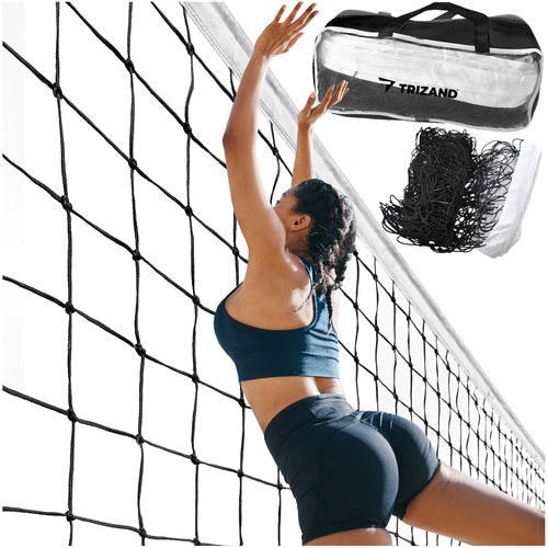 Volleyball- och badmintonnät 9,5x1 m med rep och väska