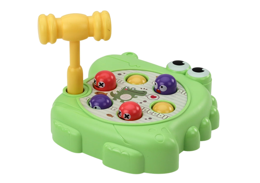 Whack-a-mole spel Krokodil med hammare, från 10 månader
