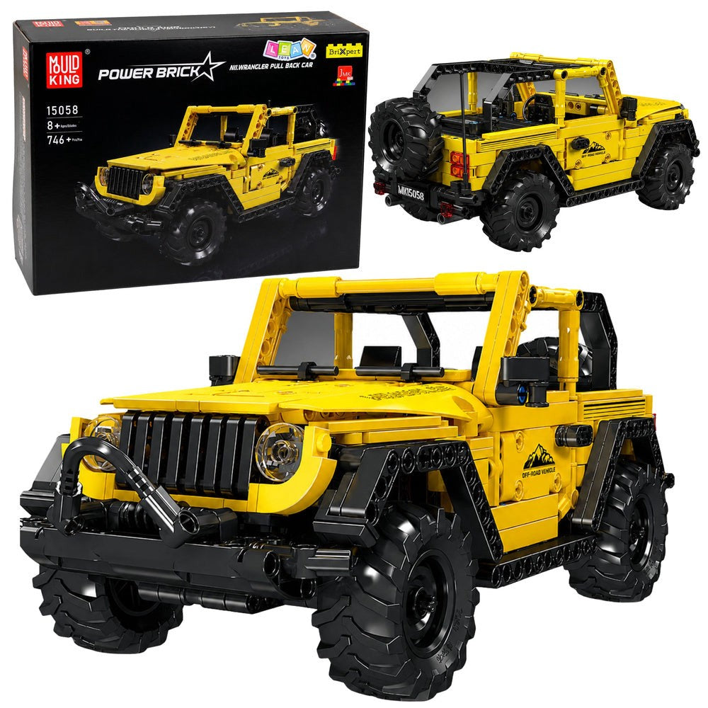 Wrangler off-road bil byggsats 746 delar ABS-plast 30,4 cm