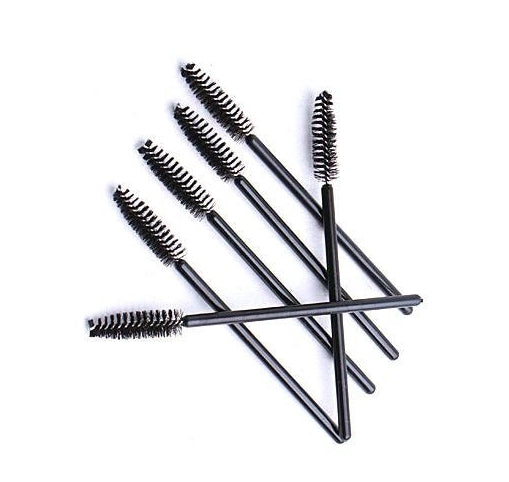 Ögonfransborstar 10-pack för fransförlängning, vikbart borsthuvud 10 cm