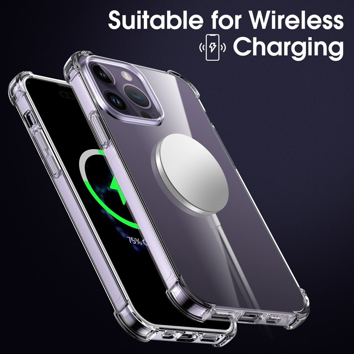 iPhone 15 Pro Max Silikon Shockproof Skal