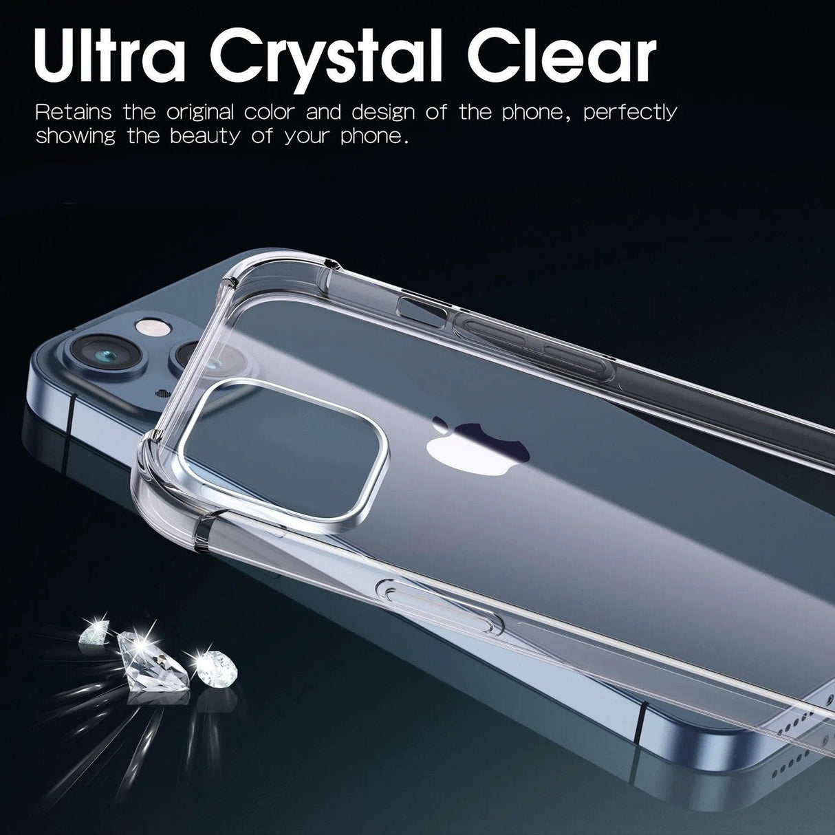 iPhone 15 Silikon Shockproof Skal