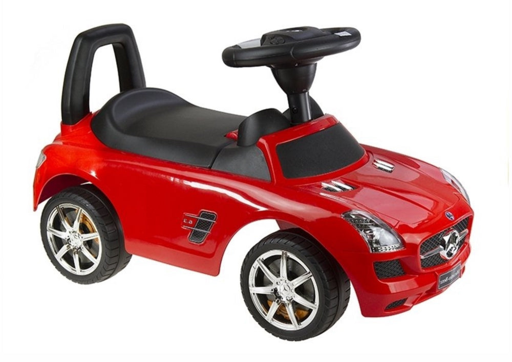 Åkbil Mercedes-Benz SLS AMG röd med förvaring under sitsen 60 cm