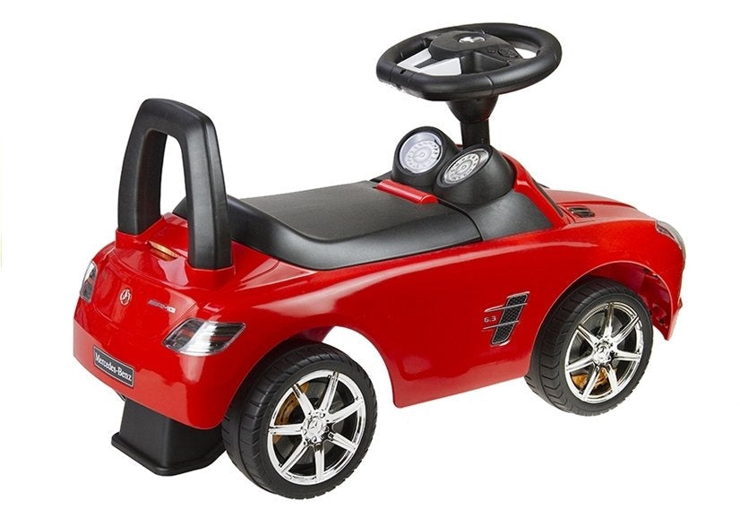 Åkbil Mercedes-Benz SLS AMG röd med förvaring under sitsen 60 cm