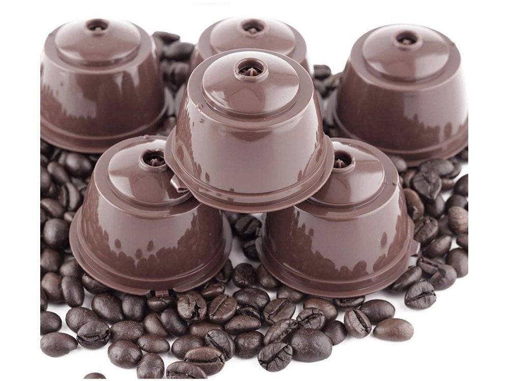 Återanvändbara kaffekapslar för Dolce Gusto 3-pack + måttkopp/borste