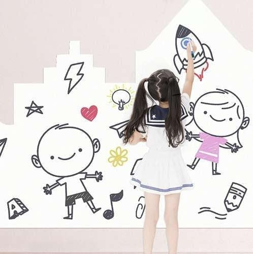 12-Pack Whiteboardpennor med Sudd – 12 Färger för Skola, Kontor & Hem
