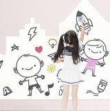 12-Pack Whiteboardpennor med Sudd – 12 Färger för Skola, Kontor & Hem