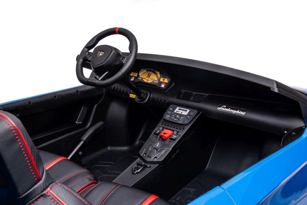 24V bilbatteri blå XXL A8803 för Lamborghini