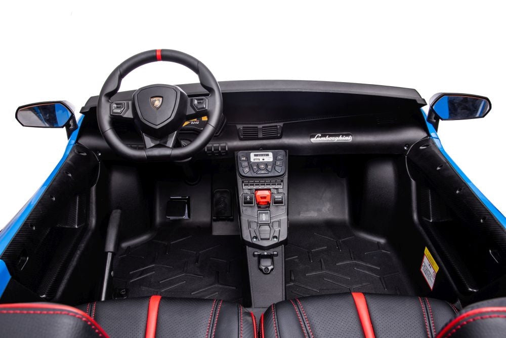 24V bilbatteri blå XXL A8803 för Lamborghini