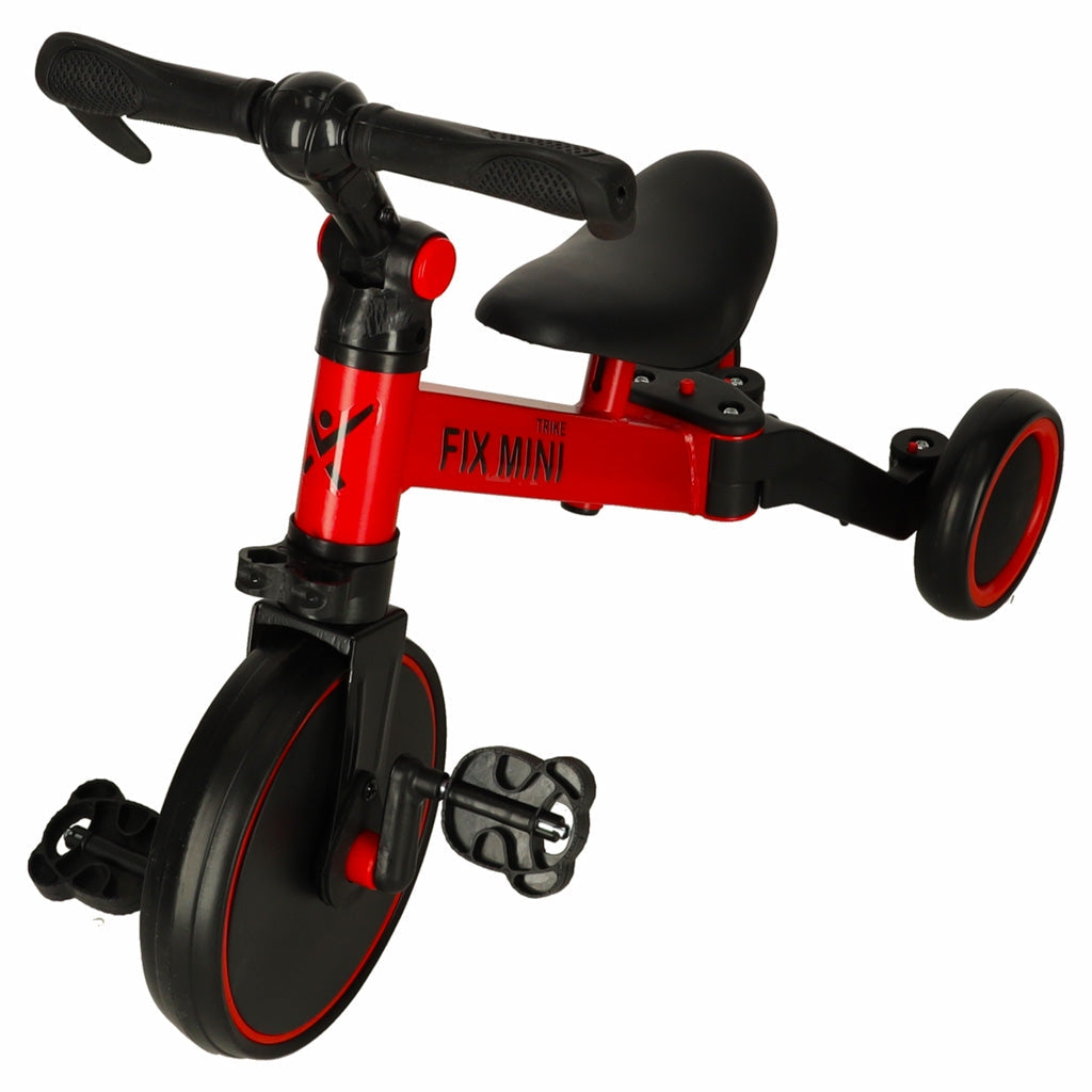 3-i-1 trehjuling/balanscykel med pedaler 18 mån-4 år max 30 kg