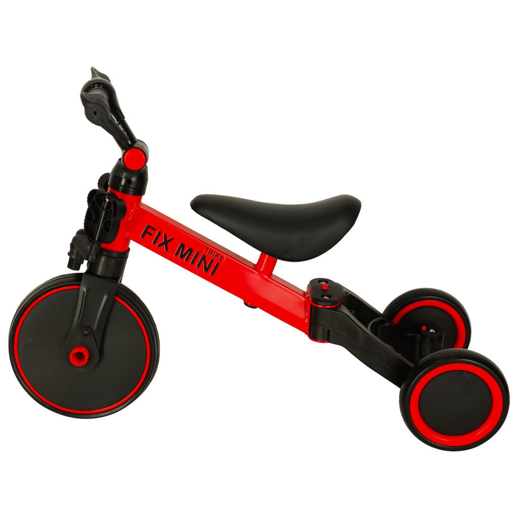 3-i-1 trehjuling/balanscykel med pedaler 18 mån-4 år max 30 kg