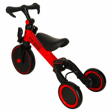 3-i-1 trehjuling/balanscykel med pedaler 18 mån-4 år max 30 kg
