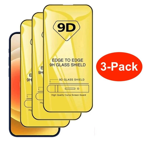 3-pack Tempered Glass Screen Protector for iPhone 12/12 Pro