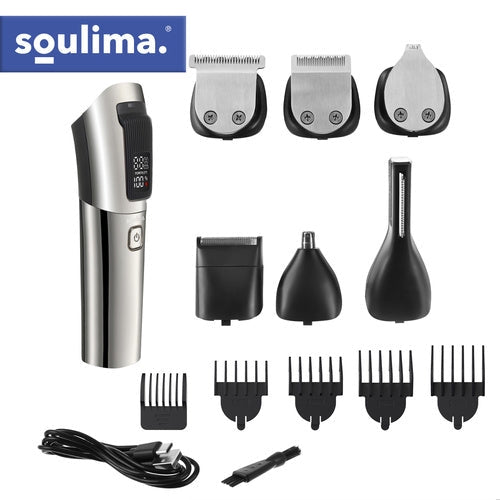 8-i-1 rakapparat & trimmer för hår/skägg/kropp, USB-C, IPX6