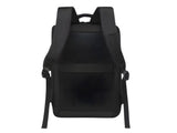 Affärsryggsäck med laptopfack och USB-port svart polyester 33x47 cm