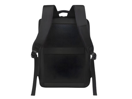 Affärsryggsäck med laptopfack och USB-port svart polyester 33x47 cm
