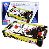 Air hockey-bord 51x30 cm batteridrivet 2 spelare inkl 2 puckar