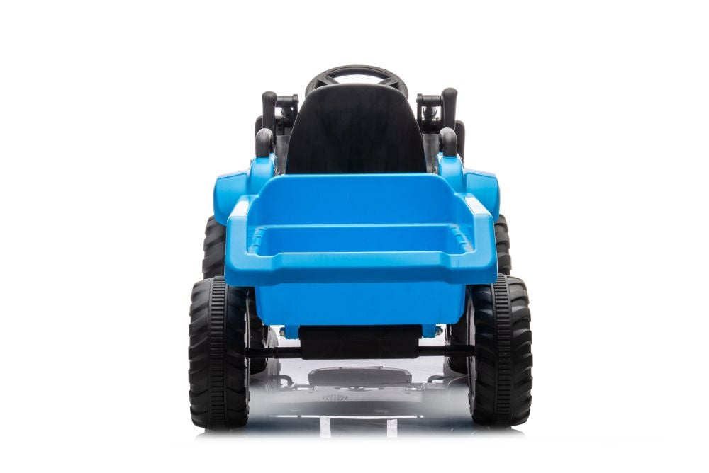 Akumulatortraktor för barn med skopa, blå BW-X002A